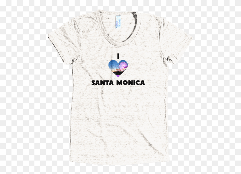 510x547 I Santa Monica Tee Active Shirt, Clothing, Apparel, T-shirt HD PNG Download