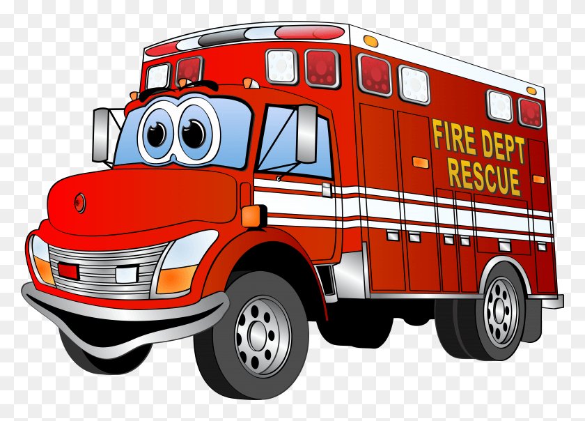 6640x4636 I Sexually Identify As A Firetruck Fire Truck Cartoon Clipart, Truck, Vehicle, Transportation HD PNG Download