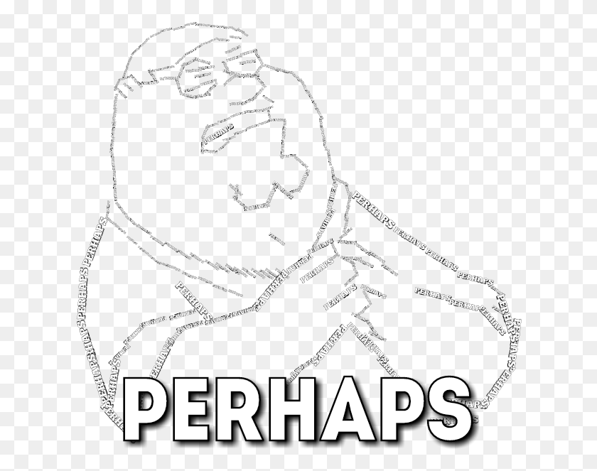628x603 I Spent 2 Hours Making Peter Griffin Out Of The Word Paradise, Stencil, Person, Human HD PNG Download