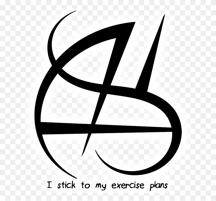 674x721 I Stick To My Exercise Plans Sigil For Anonymous, Text, Number, Symbol HD PNG Download