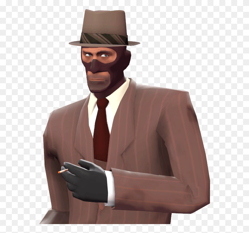 580x724 I Tf2 Spy, Clothing, Apparel, Tie HD PNG Download