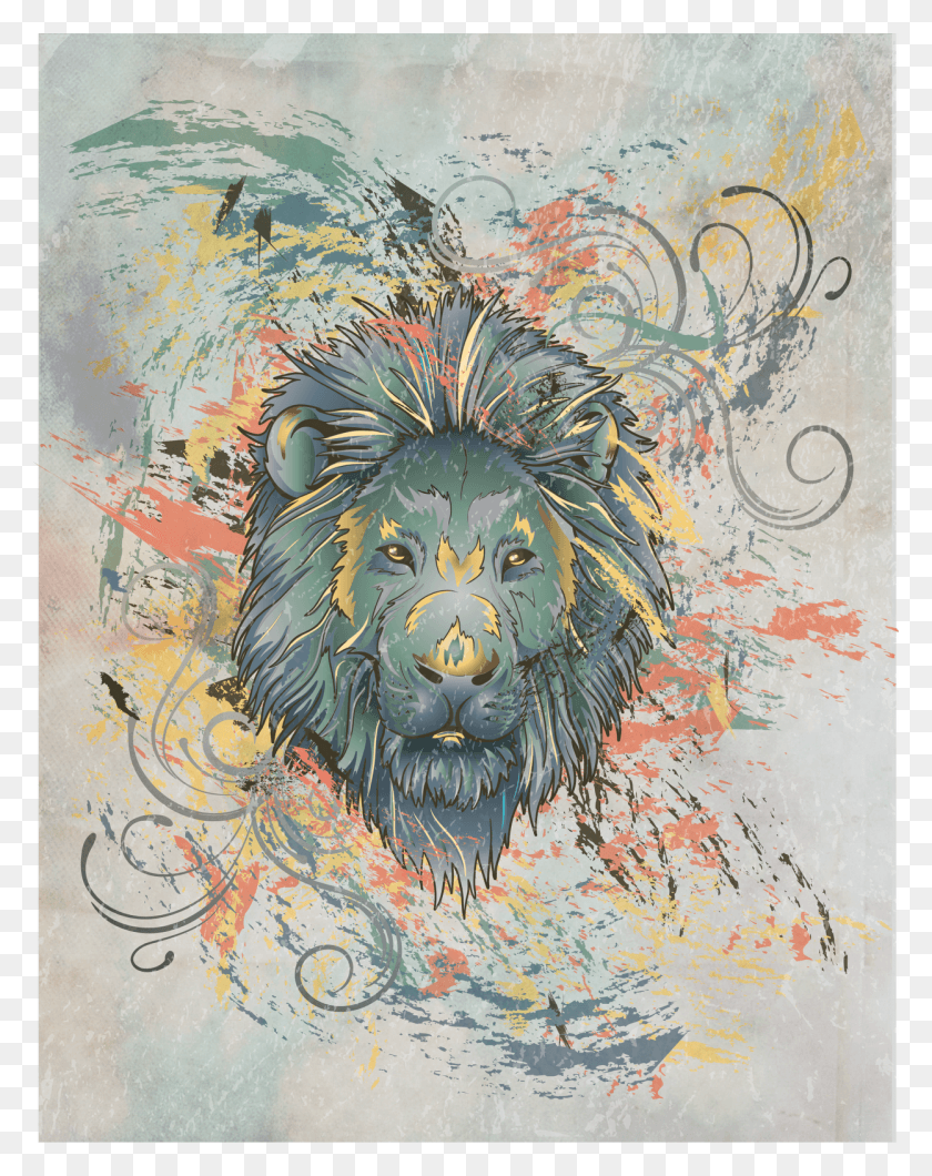 1247x1600 Я Использовал Изображение Из Одного Из Векторных Пакетов В Masai Lion, Doodle Hd Png Download