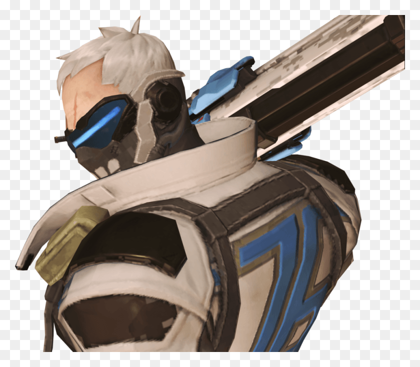 961x831 I Ve Created Some Overwatch Soldier 76 Bone Skin, Helmet, Clothing, Apparel HD PNG Download