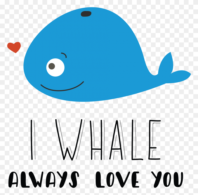 1846x1818 Descargar Png I Whale Always Love You San Valentín Tazas Lindo Café Ballena, Animal, Mamífero, Vida Marina Hd Png