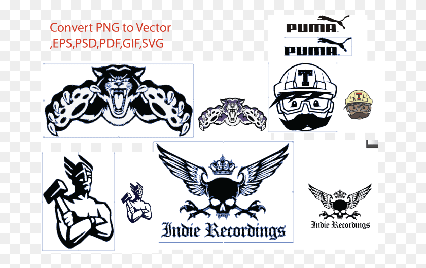 680x468 I Will Convert Any Logo To Vector In 4 Hours Illustration, Bird, Animal, Helmet HD PNG Download