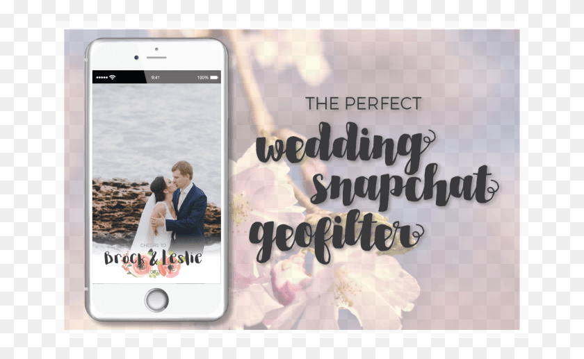 680x457 I Will Design A Custom Wedding Snapchat Geofilter Iphone, Mobile Phone, Phone, Electronics HD PNG Download
