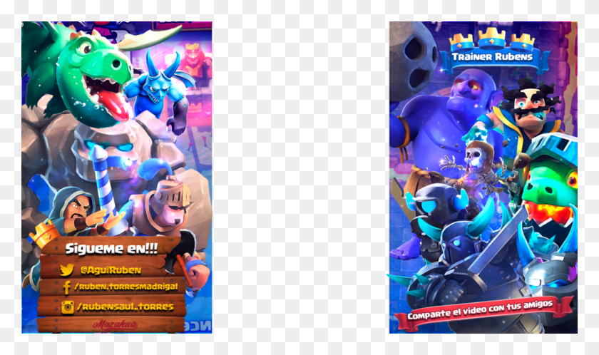 1024x576 I Will Make A Clash Royale Youtube Overlay For You Overlays Clash Royale, Person, Human, People HD PNG Download