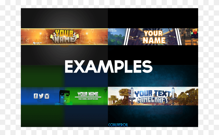 681x459 I Will Make Custom Minecraft Youtube Banner Minecraft Youtube Banners, Advertisement, Poster, Flyer HD PNG Download