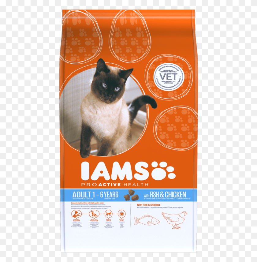 456x796 Iams Cat Food Fish, Advertisement, Poster, Flyer HD PNG Download