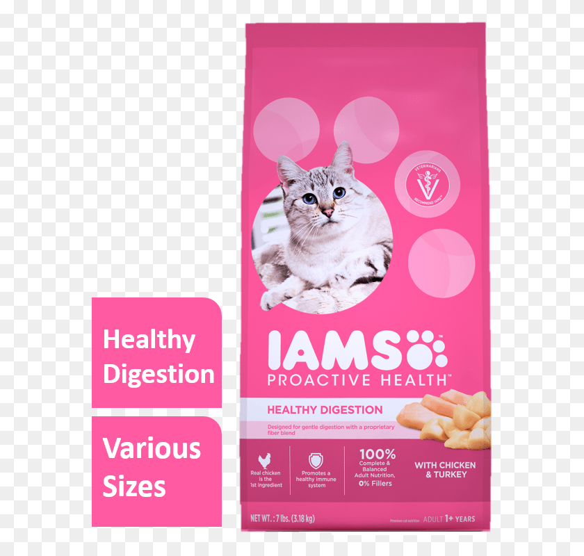 577x740 Iams Proactive Health Adult Healthy Digestion With Iams Dry Cat Food, Advertisement, Poster, Flyer HD PNG Download