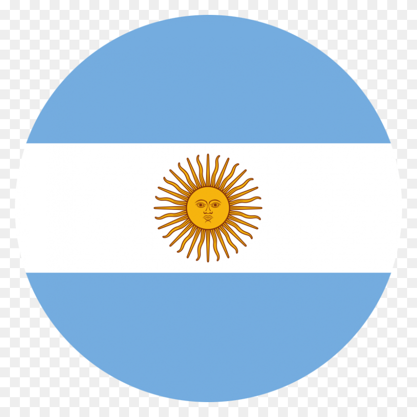 798x798 Descargar Png / Bandera De Argentina Png