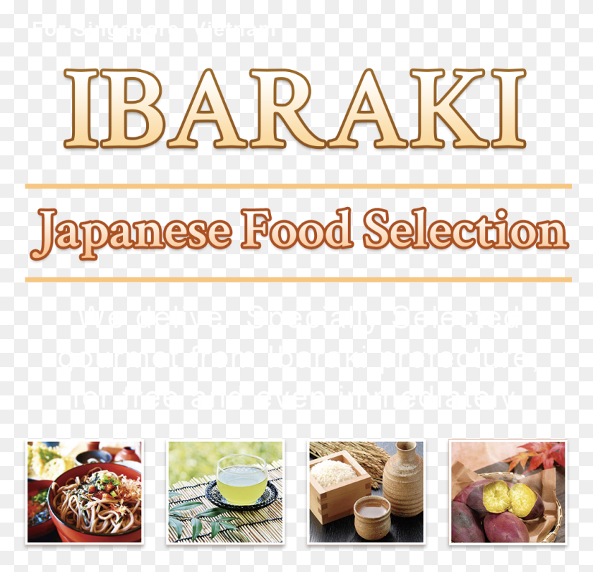 996x958 Descargar Png Ibaraki Selección De Comida Japonesa Ibaraki Comida Japonesa, Folleto, Cartel, Papel Hd Png