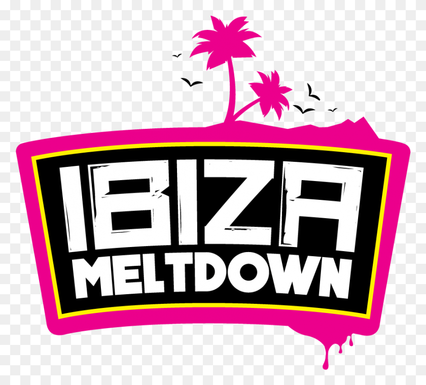 863x774 Ibiza Meltdown, Label, Text, Logo HD PNG Download