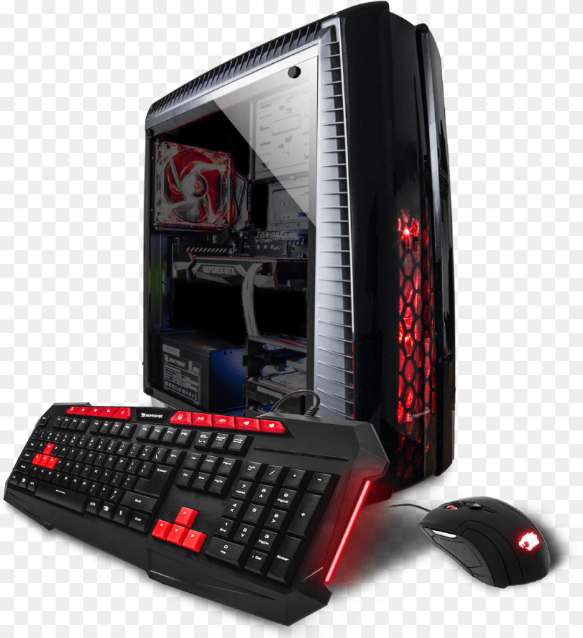 1068x1169 Ibuypower Wa563gt2 Gaming Desktop Pc, Computer, Computer Hardware, Computer Keyboard, Electronics Clipart PNG