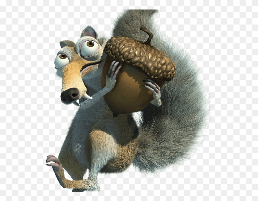 561x596 Ice Age Squirrel Ice Age Scrat Animations, Seed, Grain, Produce HD PNG Download
