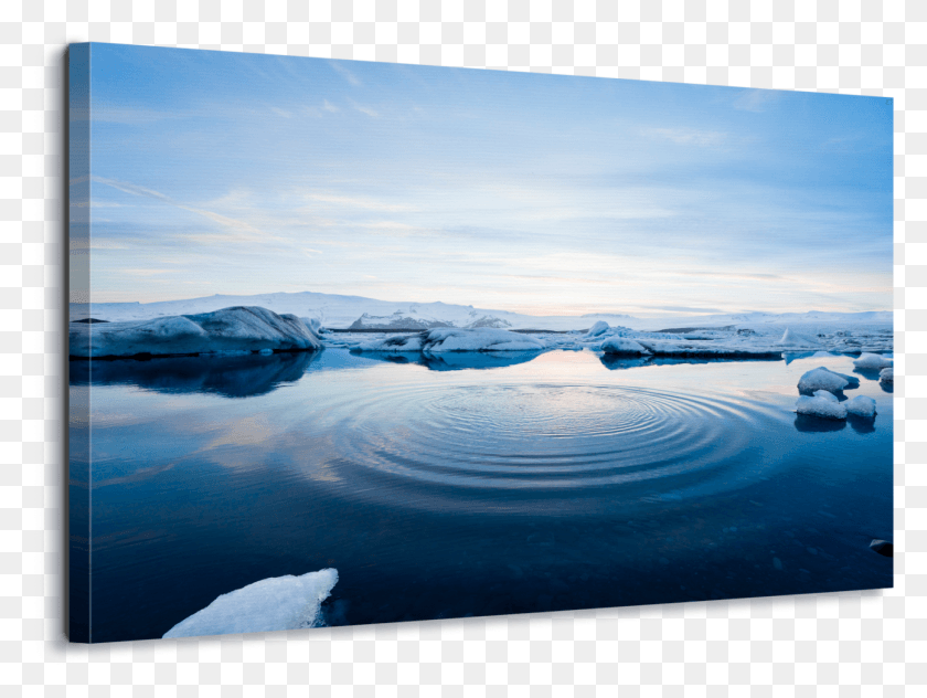 1292x949 Ice Blocks In Water, Outdoors, Nature, Mountain HD PNG Download