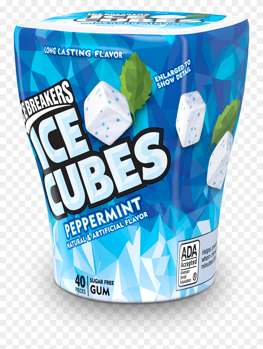 755x1053 Ice Breakers Ice Cubes Peppermint Gum Ice Cubes Gum, Food, Outdoors, Yogurt HD PNG Download