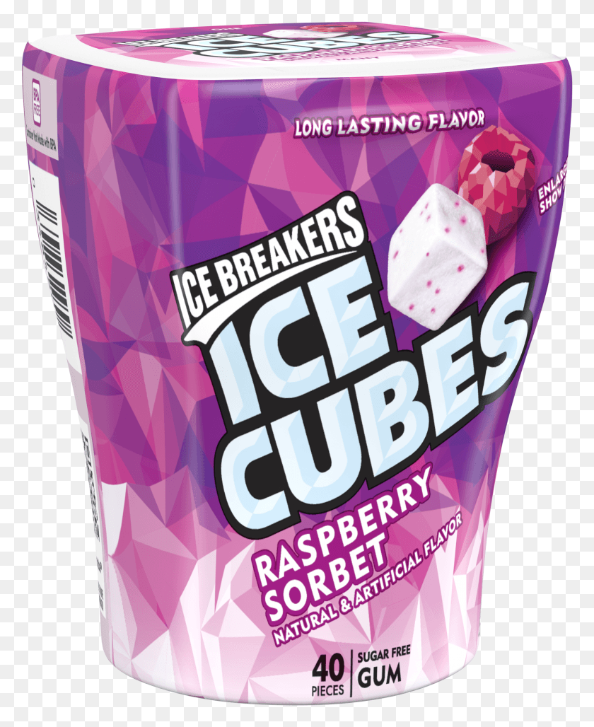 1885x2340 Ice Breakers Ice Cubes Sugar Free Raspberry Sorbet Ice Breakers Gum Raspberry Sorbet, Soda, Beverage, Drink HD PNG Download