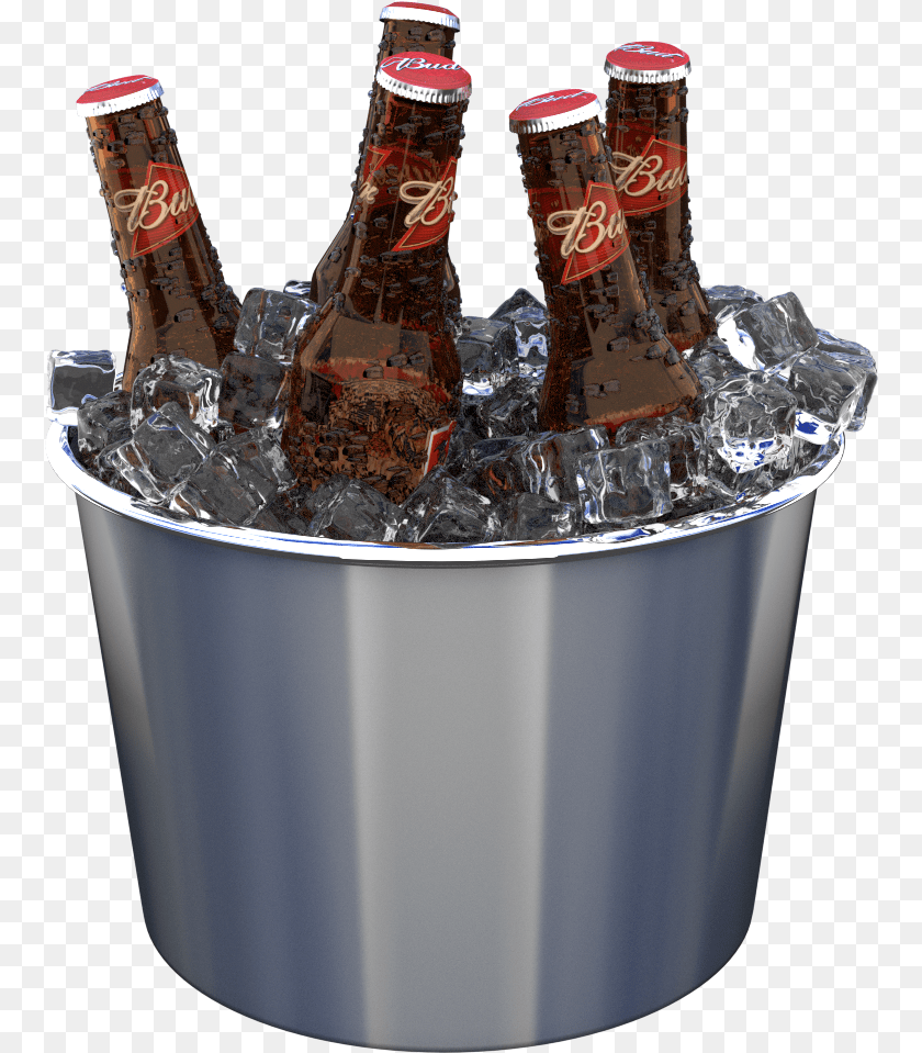 761x959 Ice Bucket Photo Ice Bucket Beer, Alcohol, Beer Bottle, Beverage, Bottle Sticker PNG