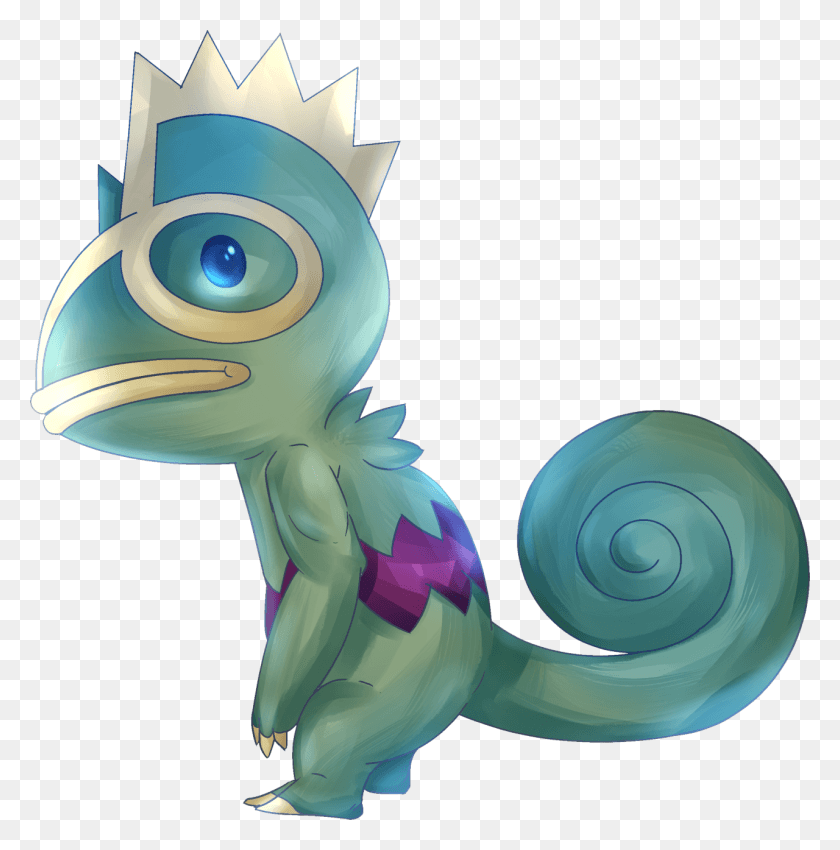 1280x1297 Ice Clipart Icy Wind Kecleon Fanart, Toy, Animal, Reptile HD PNG Download