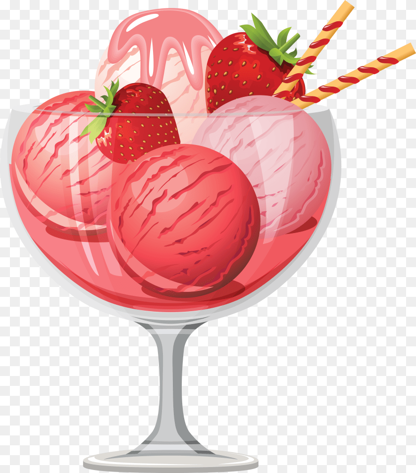 3085x3512 Ice Cream, Berry, Produce, Plant, Ice Cream Sticker PNG