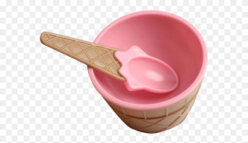 573x425 Ice Cream Bowl Amp Spoon Set Ice Cream Shaped Spoon, Food, Sunglasses, Accessories HD PNG Download