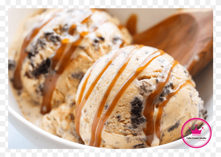 801x552 Ice Cream Chocolate Vanilla Swirl With Cookie Crunch Ice Cream, Dessert, Food, Cream HD PNG Download