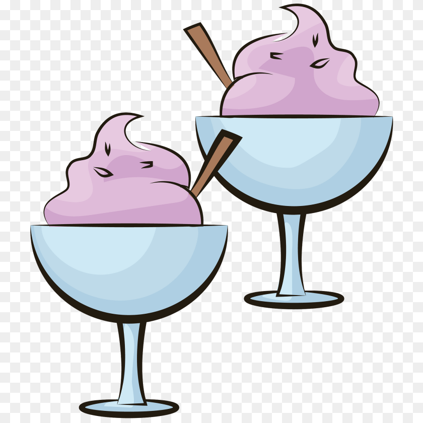 Ice Cream Clipart, Dessert, Food, Ice Cream, Glass Transparent PNG