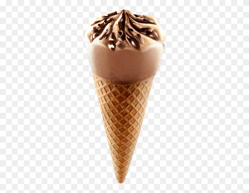 282x590 Ice Cream Cone, Cream, Dessert, Food HD PNG Download