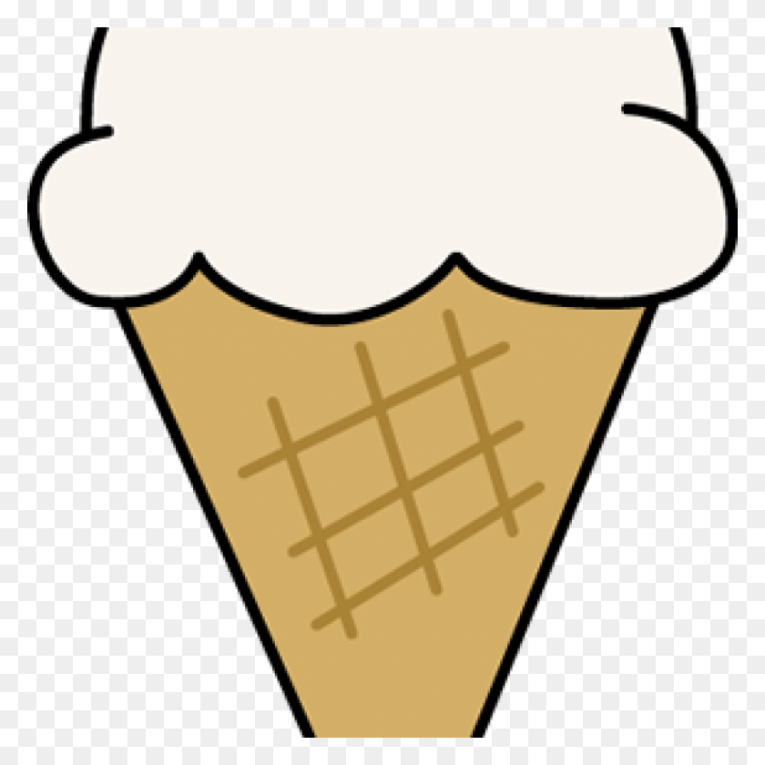 1024x1024 Ice Cream Cone Clip Art Vanilla Ice Cream Cone Clip Vanilla Ice Cream Clip Art, Cream, Dessert, Food HD PNG Download