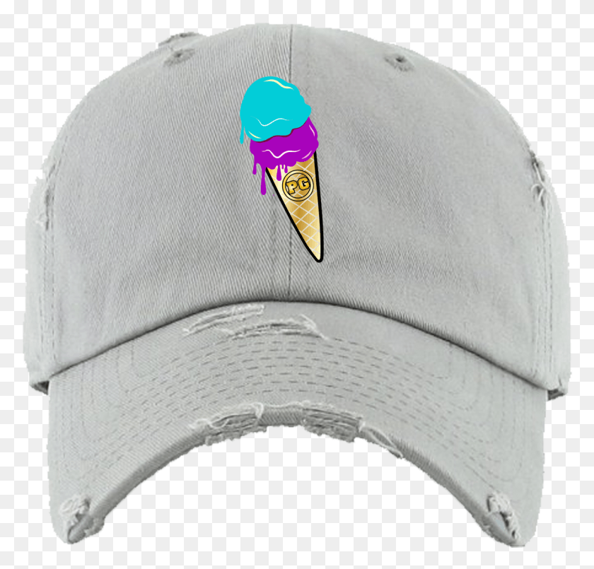 1150x1099 Ice Cream Cone Dad Hat Baseball Cap, Clothing, Apparel, Cap HD PNG Download