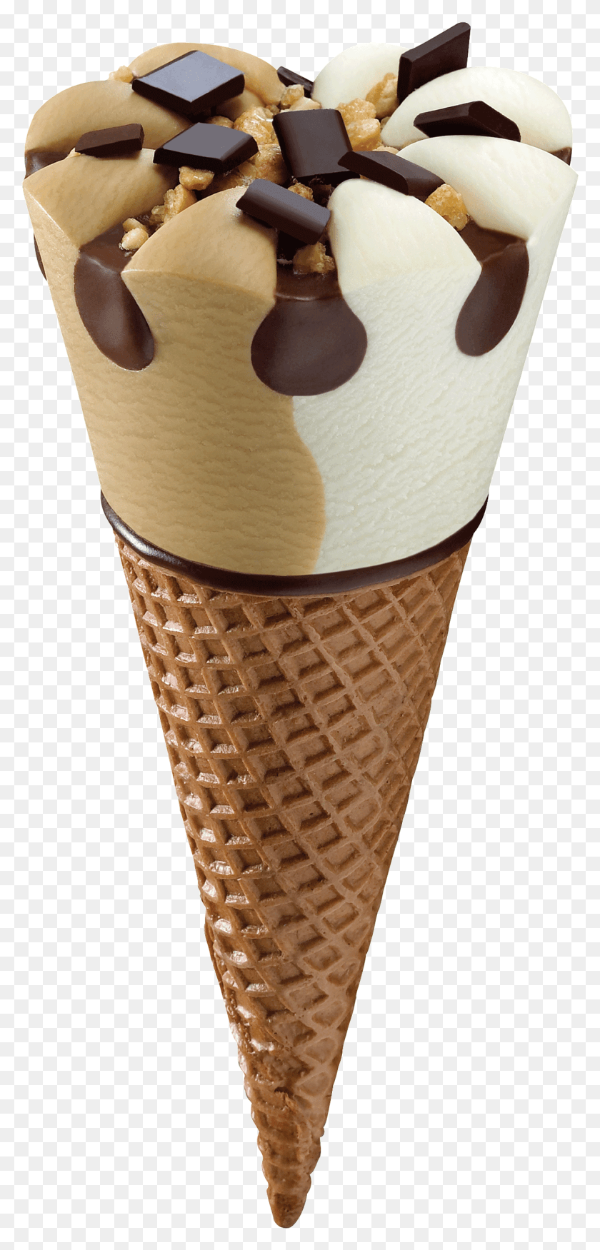 1178x2555 Ice Cream Image Butterscotch Cone Ice Cream, Cream, Dessert, Food HD PNG Download