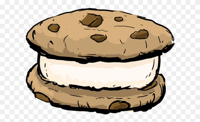 631x453 Ice Cream Sandwich Cartoon, Food, Dessert, Helmet HD PNG Download