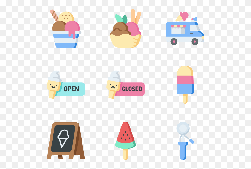 529x505 Ice Cream Shop, Ice Pop, Text, Rubber Eraser HD PNG Download
