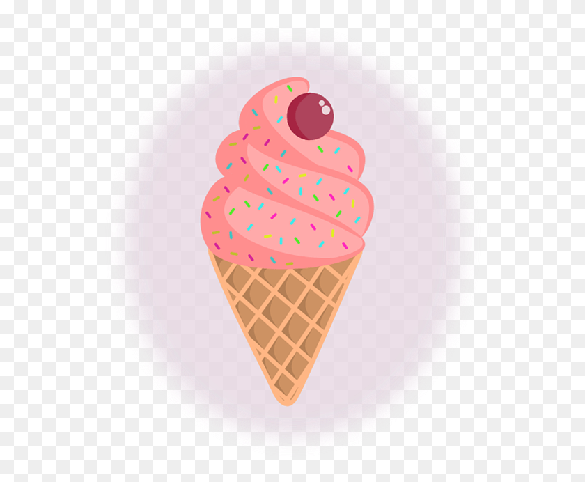 554x632 Ice Cream Strawberry Ice Cream Shop Candy Colors Gambar Es Krim Kartun, Cream, Dessert, Food HD PNG Download