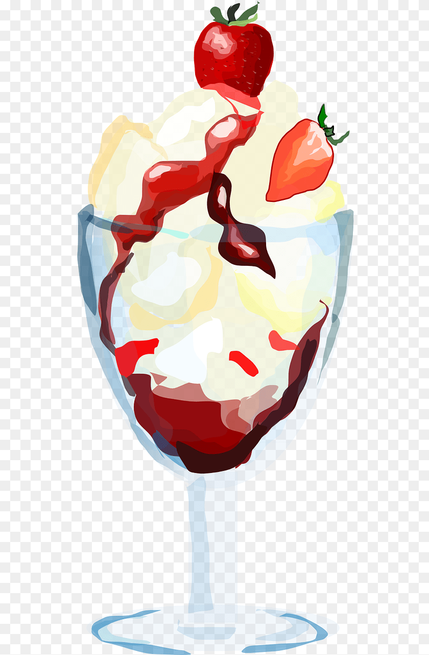 Ice Cream Sundae Dessert, Food, Ice Cream, Person Clipart PNG