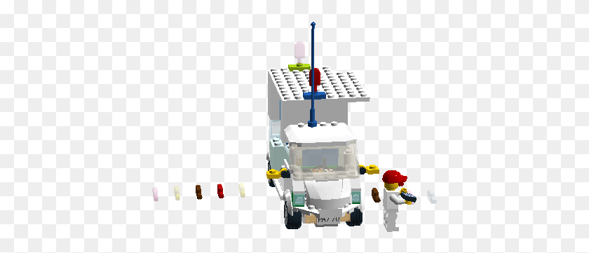 407x301 Ice Cream Truck Lego, Toy, Astronaut, Transportation HD PNG Download