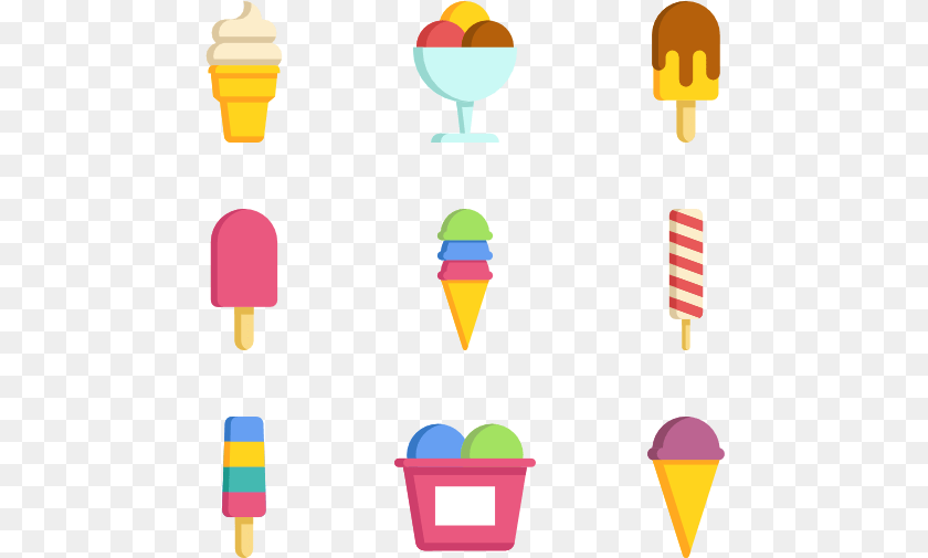 471x505 Ice Cream Vector Icon, Dessert, Food, Ice Cream Sticker PNG