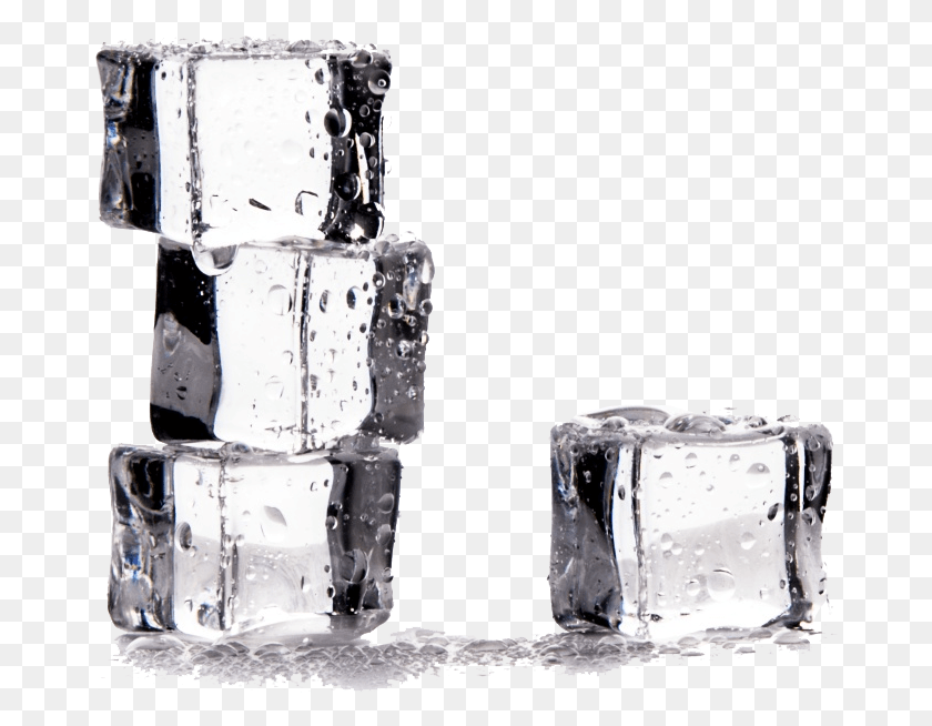 670x594 Ice Cubes Berries Craft, Outdoors, Nature, Crystal Descargar Hd Png