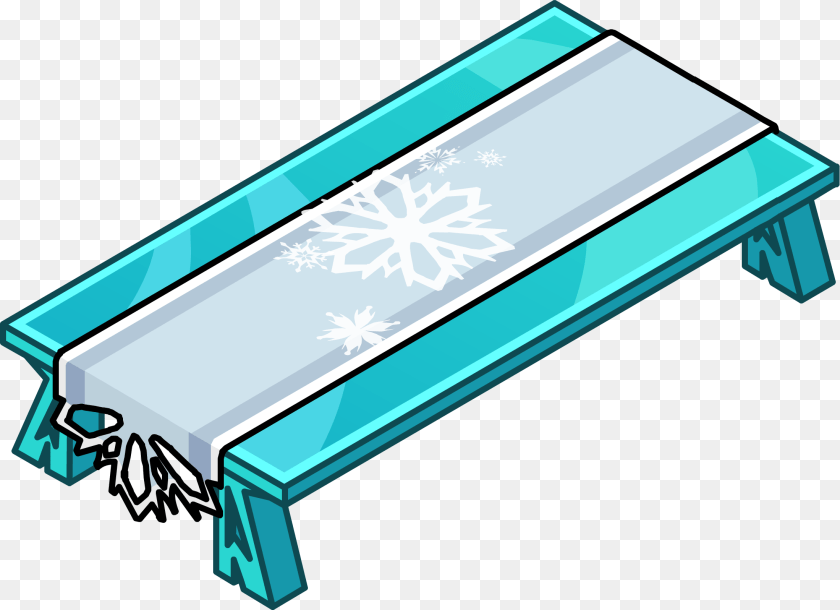 2199x1596 Ice Dining Table Icon Club Penguin Frozen Items, Bench, Furniture, Nature, Outdoors PNG