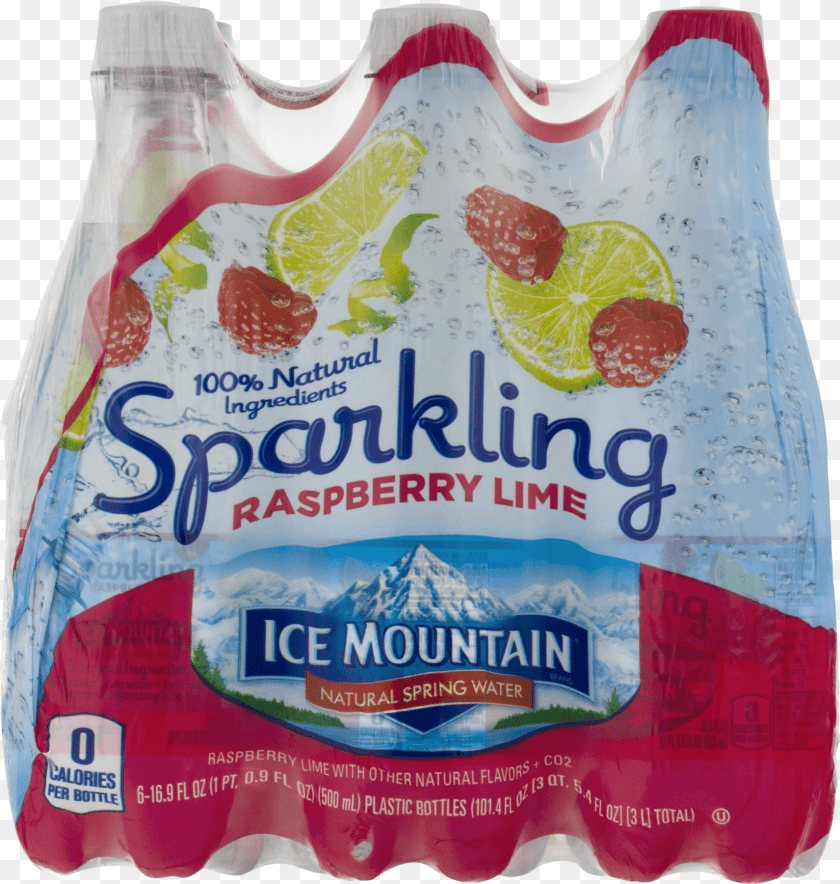 1712x1801 Ice Mountain Sparkling Raspberry Lime Natural Spring Sparkling Water Poland Spring Clipart PNG