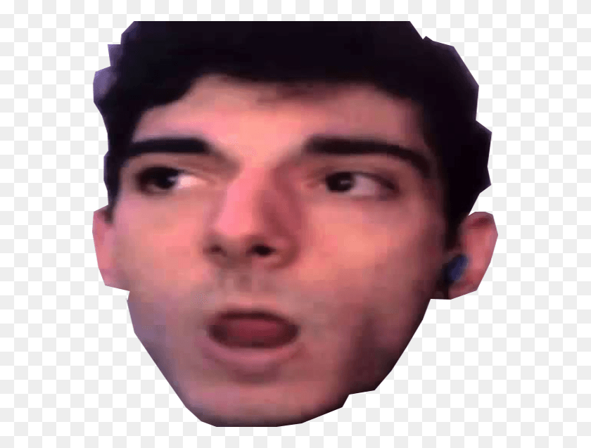 577x577 Ice Poseidon With Arm Gif, Face, Person, Human HD PNG Download