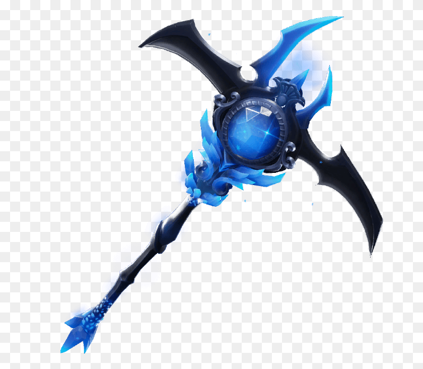 685x672 Icebringer Pickaxe Ice Queen Fortnite Pickaxe, Weapon, Weaponry, Costume HD PNG Download