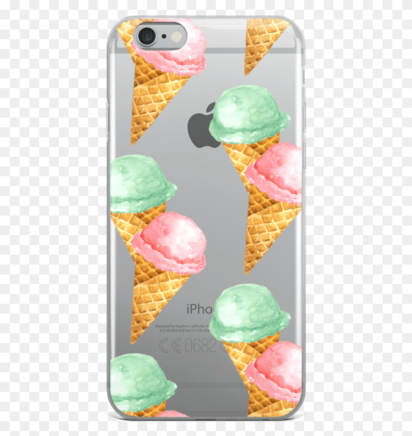 416x830 Icecream Cone Phone Case Ice Cream Cone, Cream, Dessert, Food HD PNG Download