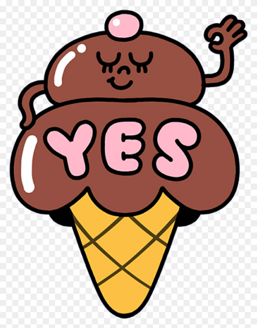 798x1036 Icecream Words Mochi Kawaii Cute Softbot, Cream, Dessert, Food HD PNG Download