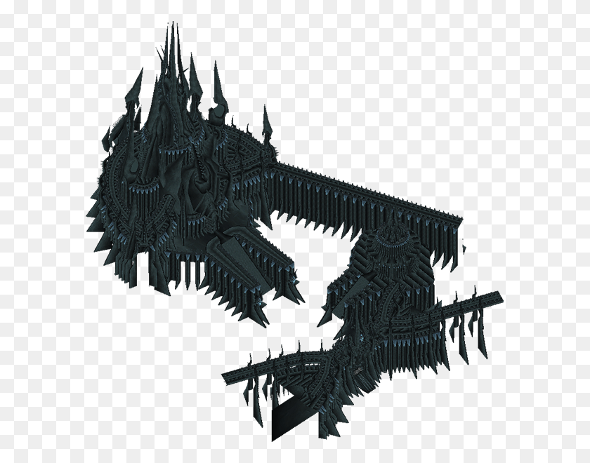 595x600 Icecrown Citadel Illustration, Staircase, Machine, Gear HD PNG Download