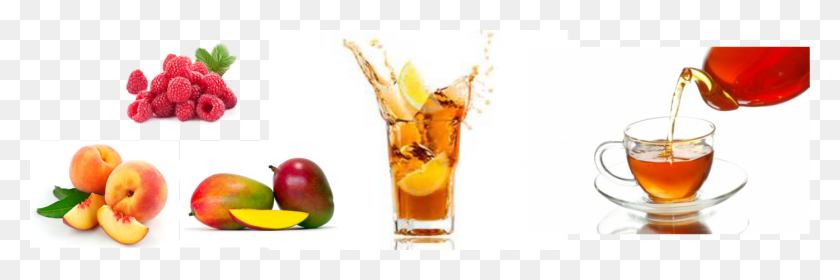 1394x394 Iced Teas Fuzzy Navel, Plant, Cocktail, Alcohol HD PNG Download