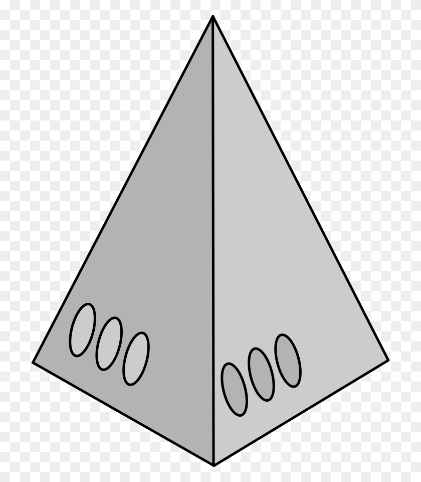 714x900 Descargar Png Icehouse Pyramid Medium Clipart Vector Clip Art Online Triángulo, Patrón, Cono Hd Png