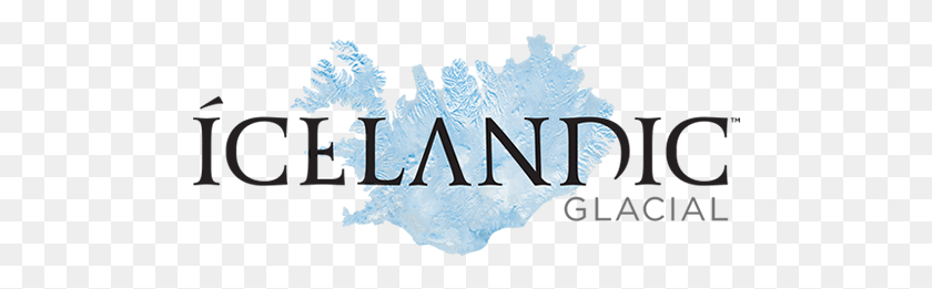 494x201 Icelandic Water Icelandic Glacial, Text, Outdoors, Nature HD PNG Download