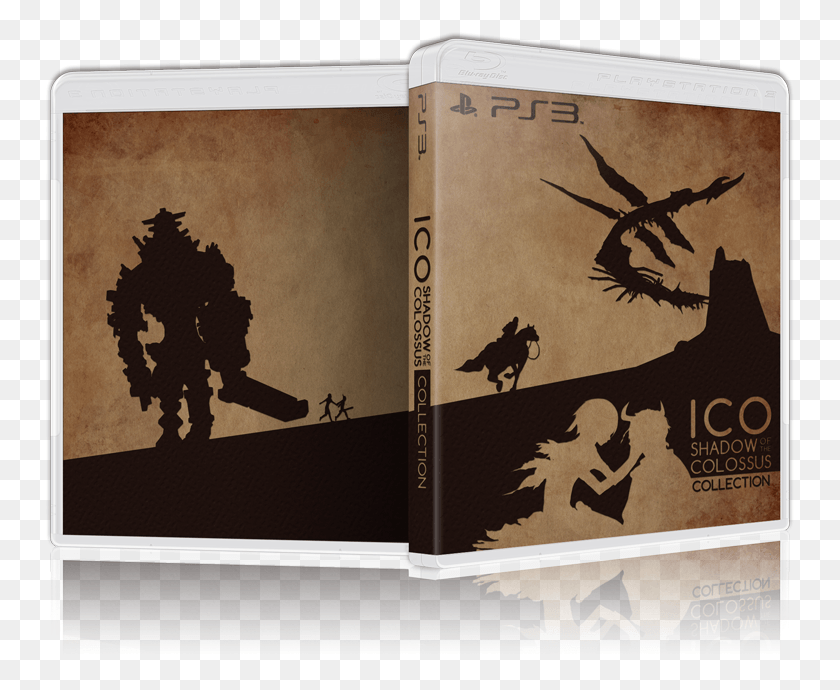 749x630 Ico Amp Shadow Of The Colossus Coverreverse Cover Art Minimalist Video Game Box Art, Book, Text, Novel HD PNG Download